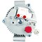 Wai Global Alternator, ALTFD 3G, 130 Amp12 Volt, CW, 6Groove Pulley, 0300 Plug Clock 7792N - alternate 7